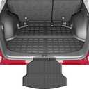 powoq Trunk Mat Compatible with 2012-2016 Honda CRV Trunk Liner TPE Cargo Liner Cargo Mat Replacement for 2012 2013 2014 2015 2016 Honda CRV Accessories (Fit 12-16 Model, Trunk Mat)