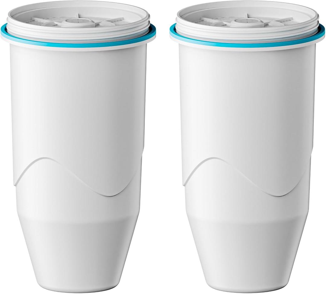 Replacement for Zero Water Pitchers and Dispenser ZR-001 ZR-004 ZP-006 ZR-017, Five-Stage Filter System, Reduce Lead, Chromium, PFOA/PFOS by GAMOTH, 2 Count Best By 12/31/27