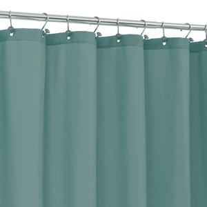 ALYVIA SPRING Stall Fabric Shower Curtain Liner Waterproof - Soft & Lightweight Small Shower Curtain with Magnets for Narrow Stall Size, Machine Washable - 36x72, Sea Teal