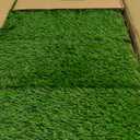 Windyun 48 Pack Artificial Grass Turf Interlocking Deck Tiles 12" x 12" Thick Synthetic Square Fake Grass Interlocking Turf Self Draining Grass Tiles for Patio Indoor Outdoor Floor Decorations