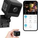 4K Security Cameras for Home, Indoor Wireless WiFi Camera with App Control Motion Detection & Real-Time Alerts, Rechargeable Pet/Baby/House/Office Camera with Night Vision