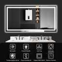 30"x48" LED Bathroom Mirror with Lights, DimmableAnti-FogBathroom Vanity Mirror for Wall, Backlit + Front Lit, Memory Function, Shatter-Proof, Tempered Glass