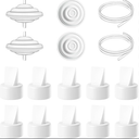 BACAYZZL Pump Parts Compatible with Spectra S1 S2 9 Plus Synergy Gold, Not Original Spectra Replacement Pump Parts, Include 10 Duckbill Valves & 4 Silicone Membranes