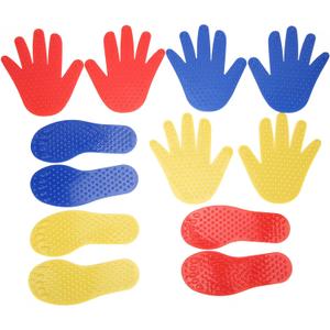 Hands and Feet Play Mat, Coordination Game Floor Mat Sensory Integration Toy for Kids and Adults Indoor Outdoor Training PVC Durable Fitness Activity Mat for Family Play