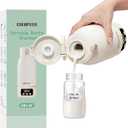 Portable Bottle Warmer for Travel, Fast Baby Bottle Warmer Portable with Precise Temperature Control, 17 OZ Milk Warmer, LeakProof Cordless Breastmilk Warmer, Fits Most Baby Bottles for On the Go