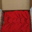 JOYIN 12 Pack Christmas Red Velvet Bows, 13" Long by 9" Wide Decorative Christmas Bows for Wreath Garland Tree Decor, Indoor Outdoor Holiday Decoration (Small)