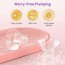 Nuliie 10PCS Silicone Flanges Insert Replacement Kit, Flange Sizing Kit 13/14/15/16/17mm for 24mm Flange/Shield Breast Pumps, Pumping Essential Kit for Moms