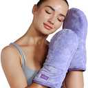 REVIX Microwavable Heating Mittens for Hand and Fingers, Heated Hands Mitts Warmers 1 Pair, Unscented Hand Muff, One Size