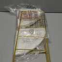 FSyueyun 3-Tier Bathroom Corner Shelf Organizer Countertop, Kitchen Spice Rack Vanity Tray Perfume Makeup Organizer Cosmetic Storage Tray Standing Shelf (Gold)