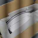 4 Tier Rotating Bookshelf Tower, Spinning Bookshelf, Revolving 360 Bookcase Storage Round Carousel, Vertical Rotate Turning Spiral Corner Organizer Lazy Susan, White