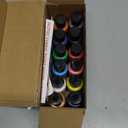 Nicpro 12 Colors Fabric Paint (1oz/30ml), Permanent Soft Fabric Paint Set with Brushes, Palette, Stencils, Non-Toxic Textile Paint for Fabric DIY Crafts, T-Shirts, Shoes, Jeans, Bags, Art Supplies