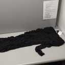 PRETTYGARDEN Women's Fall Off The Shoulder Maxi Dress Spring Long Sleeve Ruched Fitted Bodycon Club Dresses with Slit, Black, Small