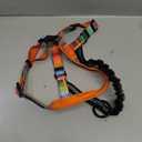 Leash Boss No Pull Dog Harness, Easy Walk for Small, Medium, and Large Pets, Reflective with Rear and Front Clip Attachment (Blanket Pattern, Medium)