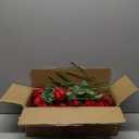 InnoGear 50 Pcs Red Roses Artificial Flowers, Fake Velvet Silk Rose Bulk Faux Flower for Valentine's Gift Decoration DIY Wedding Centerpieces Proposal Bridal Bouquets Party Floral Decor (50, Red)