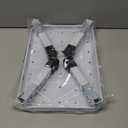 Jocauto Folding Step Stool, Height-Adjustable Step Stool with Non-Slip Platform, Step Ladder for Adults or Kids in Kitchen, Home, 330 Lbs Capacity