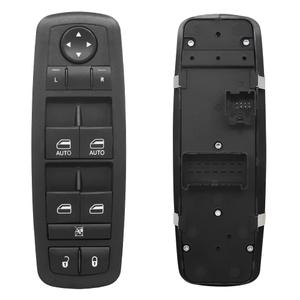 Master Power Window Switch Driver Side | Compatible with 2010 2011 Chrysler Town & Country Dodge Grand Caravan| 3 + 0 Pins | Replaces 04602535AH 04602535AI (Green Light)