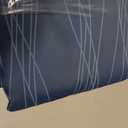 Estelar Textiler Navy Blue and Greyish White Blackout Curtains for Bedroom 84 Inches Long, Full Room Darkening Grommet Curtains for Living Room,Thermal Insulated Ombre Drapes,52Wx84L,2 Panels