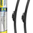 24''+18'' Front Windshield Wiper Blades Compatible with 2002,2004-2008 Toyota Corolla 2000-2003 Toyota Sienna OEM QUALITY Premium All-Season Automotive Replacement Wipers (Pack of 2)