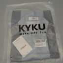 KYKU Hawaiian Shirt for Men: Tropical Summer Beach Short Sleeve Button Down Shirt with Pocket (Blue, S)