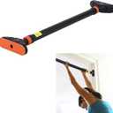 Pull Up Bar for Doorways, Chin Up Bar with Level Meter and Adjustable Width for Strength Training,No Screws Required, Weight Capacity 440 LBS (Orange and Black)