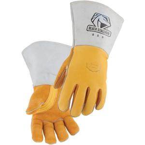 Revco 850L Flame Resistant Nomex Lined Elkskin Stick Welding Gloves L (Large (Pack of 1)) Yellow