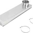 Whirlpool 4396037RP Genuine OEM Dryer Telescoping Vent Kit For Dryers Vent dryer vent hose dryer vent dryer hose dryer duct dryer vent kit Standard Size Stainless Steel 1 each