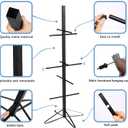 Hockey Gear Drying Rack Metal Sports Gear Storage Drying Rack, Hockey Sports Gear Storage Dry Rack for Adult and Child Hockey Equipment Rack-4 Additional Hanging Clips