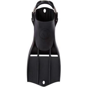 Apeks RK3 Military Rubber Fin with Adjustable Stainless Steel Spring Straps, Black, Medium