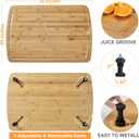30 Inch Extra Large Bamboo Noodle Board Stove Cover, Large Charcuterie Board, Counter Space Top Covers for Electric Stoves & Sink Farmhouse Rustic Decorative Tray for Kitchen, 30"L x 20"W