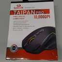 Redragon M810 Pro Wireless Gaming Mouse, 10000 DPI Wired/Wireless Gamer Mouse w/Rapid Fire Key, 8 Macro Buttons, 45-Hour Reliable Power Capacity and RGB Backlit for PC/Mac/Laptop (Black)