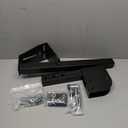 Extreme Max 5001.5831 Pivoting Fold Down Hitch Mount Spare Tire Carrier for 2" Receivers, Black