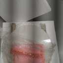 COVLON Nature Marble Drink Table, Pedestal Table, Small Round Side Table, Martini Table for Living Room, Bathroom, Small Space, White