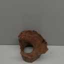 Betta Wood Tunnel Tube, Betta Fish Toys Hideout for Aquarium Fish Tank Decorations-Reptile Hide-Snake Hide-Cave for Turtle Habitat Shelter for Crayfish Shrimp and Other Aquatic Pets 4.3-5.5" (Single Hole)