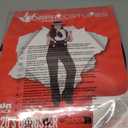 fun shack 20s Gangster Costume for Women, 1920s Mobster Outfit, Halloween Costume for Women (Small, Black)