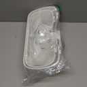 LEVERLOC Shower Caddy Suction Cup, Shower Organizer Removable Bathroom Shelf, Storage Suction Powerful Max Hold 22lbs Bathroom Caddy Waterproof Holder, White, 2 Pack (Medium+Large)