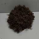 Amazon.com: Topcosplay Men and Women Afro Wigs Dark Brown Disco Rocker Hippie Wig Short Curly Halloween Costume : Clothing, Shoes & Jewelry