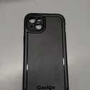 COOLQO Magnetic for iPhone 14/15 Plus Case, Dual Layer Matte Scratch-Resistant, Black