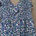 GRACE KARIN Womens Summer Floral Midi Dresses Short Sleeve Beach Wedding Guest Dress Drawstring Long Flowy Dress with Pockets (Large)