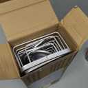 YASONIC Shower Caddy Hanging, Never Rust Shower Organizer Hanging, Aluminum Shower Racks for Inside Shower with Hooks for Razor, Bathroom Organizers and Storage with Soap Holder, Bright Silver