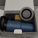 Self-Heating Travel Mug 20oz, Temperature-Controlled Coffee Warmer Mug, Smart Travel Coffee Mug Keep Coffee Drinks Hot, Heated Mug Great for Driver Outdoor Fits Car Cup Holders (Steel Blue)