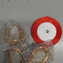 8 Pcs Mini Picture Frame Ornament for Christmas Tree Gold Vintage Photo Frames Antique Resin Oval Rectangle Tiny Ornamental with Hook and Ribbon for Xmas Tree Wall Decor (Classic)