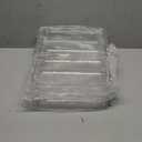 Desk Organizer and Storage,3-Tier File Paper Tray Organizers,Stackable Clear Desktop Organizer for Documents,Book Magazine Storage,Office Supplies (Clear,3 Pack)