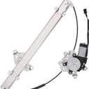 Obaee Window Regulator with Motor Front Left Driver Side, Replace 741-348
