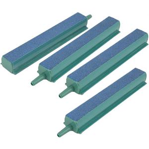 Pawfly Aquarium Air Stone Bar Bubbler 4 Inch, Fish Tank Bubbler Stone with Plastic Base Square Oxygen Diffuser for Nano Air Pump Small Bucket and Fish Tank, 4 Pack