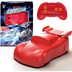 MIXSHAKE Remote Control Racing Toy for Kids, Red Cartoon Movie Car Design, Wall Climbing RC Cars, High-Speed MINI Toy Vehicle Gift for Boys Age 3 4 5 6, Christmas and Birthday Gifts