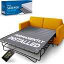 Meliusly Sleeper Sofa Support Board Queen Size (54x64) Permanently Installed Wood Sofa Bed Board for Pull Out Couch, Folds with Frame, Under Mattress Bar Shield, Sofa Bed Support, Folding Bed Board