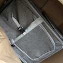 Lollimeow Pet Rolling Carrier, Dog Backpack with Wheels,Cats,Puppies Travel Bag with Wheels,Dog Trolley(Grey)
