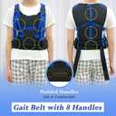 Gait Belt for Senior Transfer Belt Gait Belt with Handles Lift Standing Aids & Supports Physical Therapy Belt Walking Patient Parkinson, Pediatric Elderly Aids for Living