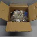 Gold Moravian Star Pendant Light with Brass Shade & Seeded Glass, 16.5ft Plug-in Hanging Light Fixture with Switch, Brass Lighting Fixture for Kitchen Island, Bedroom, Nursery(LED Bulb Included) (7.48 inch)