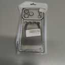 Misscase Magnetic Glitter Case for iPhone 17 Pro Max 6.9 Inch, Camera Protection, Compatible with MagSafe, Rectangle Cute Bling Sparkle Diamond Colorful Phone Cover, Drop-Tested & Shockproof-Black